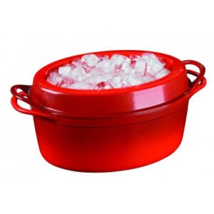 DOUFEU OVAAL 28 CM : ROOD