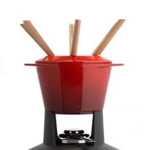 FONDUESET GOURMAND 6 PERSONEN : ROOD