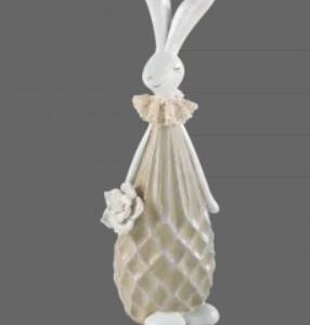 Resin konijn H 27,5 CM
