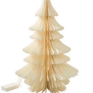 Witte kerstboom met led lichtjes