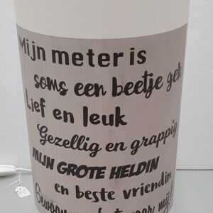 Lamp met dekor - Meter