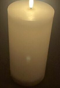 Kaars oplaadbaar - 20 cm