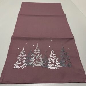 Loper aubergine/grijs
