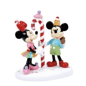 Mickey en Minnie delen een traktatie
