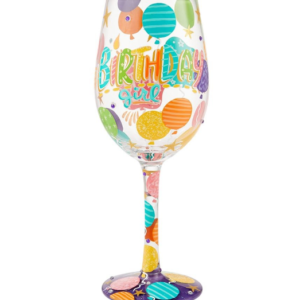 Wijnglas "Happy birthday" - Birthday girl