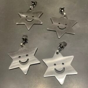 Set van 4 tafelgewichtjes ster